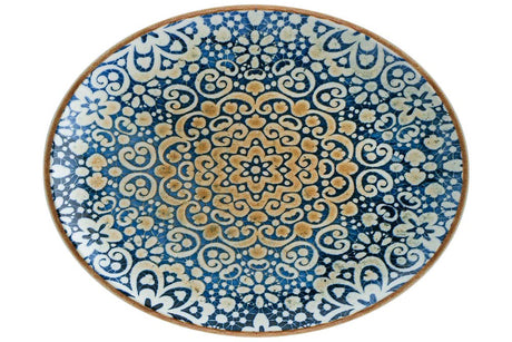 Oval Platter - 310Mm, Alhambra from Bonna. Patterned, made out of Ceramic and sold in boxes of 6. Hospitality quality at wholesale price with The Flying Fork! 