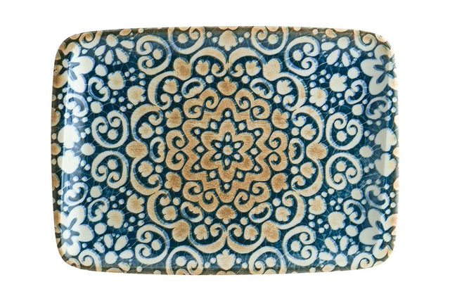 Rectangular Platter - 230Mm, Alhambra from Bonna. Patterned, made out of Ceramic and sold in boxes of 12. Hospitality quality at wholesale price with The Flying Fork! 