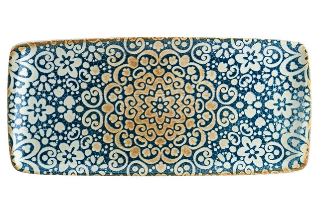 Rectangular Platter - 340Mm, Alhambra from Bonna. Patterned, made out of Ceramic and sold in boxes of 12. Hospitality quality at wholesale price with The Flying Fork! 