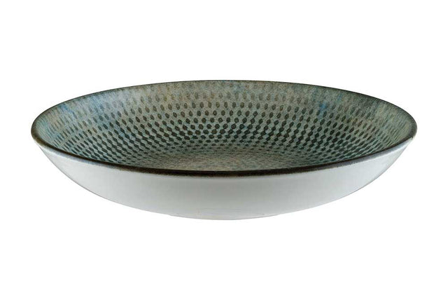 Round Bowl - Flared, 230Mm, Lenta Ash from Bonna. Patterns and with flared edges, made out of Ceramic and sold in boxes of 6. Hospitality quality at wholesale price with The Flying Fork! 