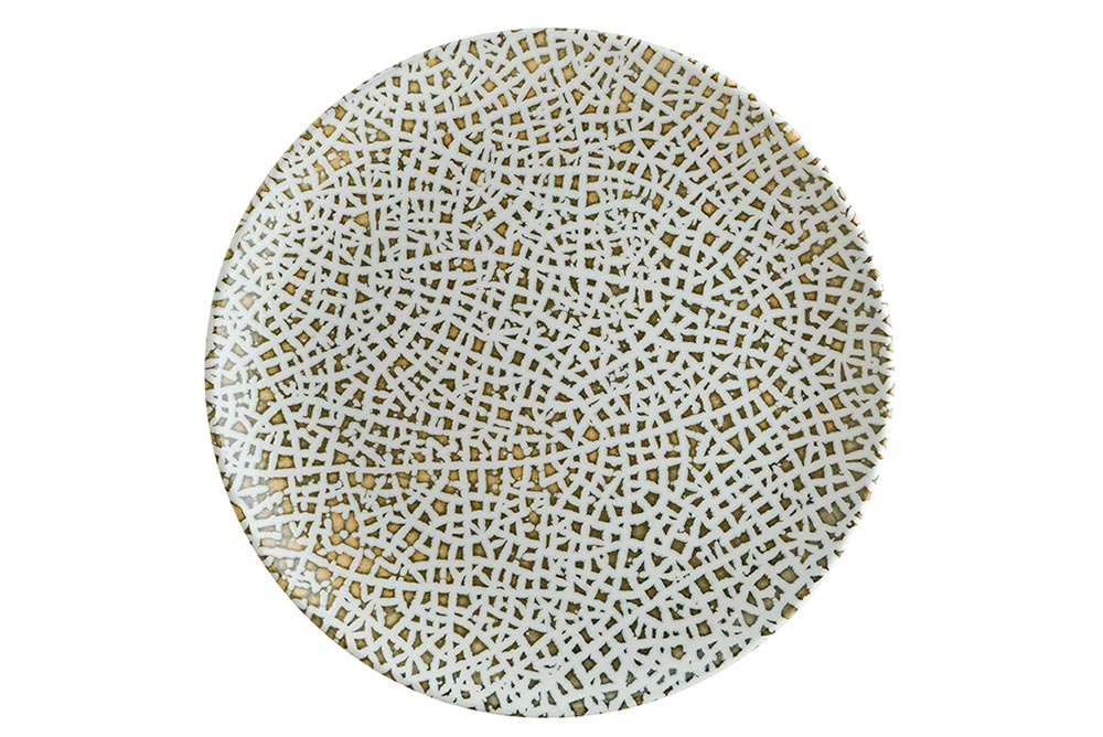 Round Platter - 320Mm, Lapya Wood from Bonna. Patterned, made out of Ceramic and sold in boxes of 6. Hospitality quality at wholesale price with The Flying Fork! 