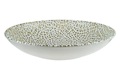 Round Bowl - Flared, 230Mm, Lapya Wood from Bonna. Patterns and with flared edges, made out of Ceramic and sold in boxes of 6. Hospitality quality at wholesale price with The Flying Fork! 
