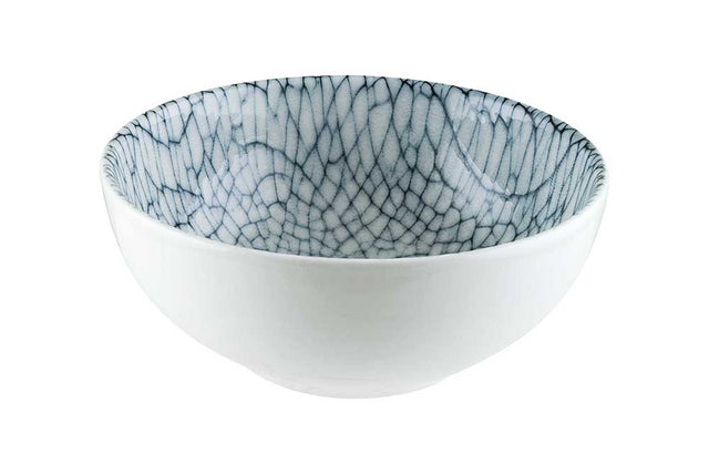 Round Deep Bowl - 130Mm, Mito Denim from Bonna. Patterned, made out of Ceramic and sold in boxes of 12. Hospitality quality at wholesale price with The Flying Fork! 