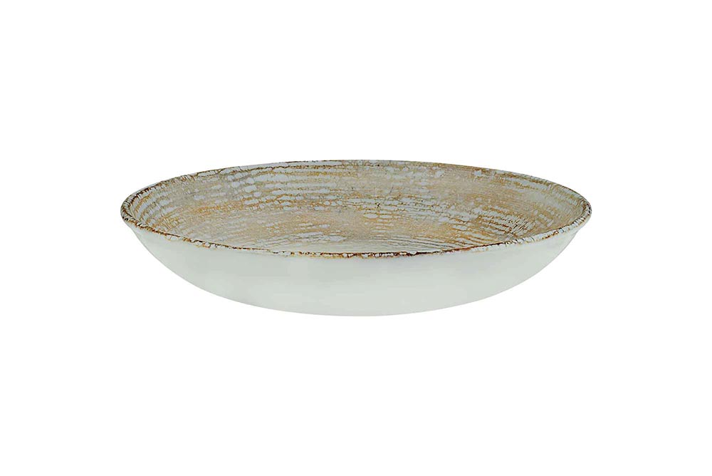 Round Bowl - Flared, 230Mm, Patera from Bonna. Patterns and with flared edges, made out of Ceramic and sold in boxes of 6. Hospitality quality at wholesale price with The Flying Fork! 