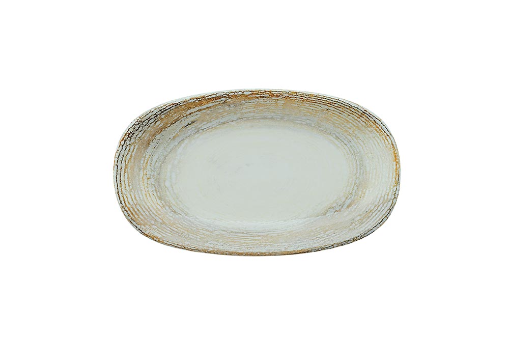 Oval Dish - 340Mm, Patera from Bonna. Patterned, made out of Ceramic and sold in boxes of 6. Hospitality quality at wholesale price with The Flying Fork! 