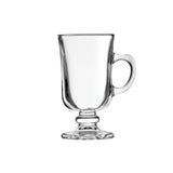 Irish coffee cup on clear background