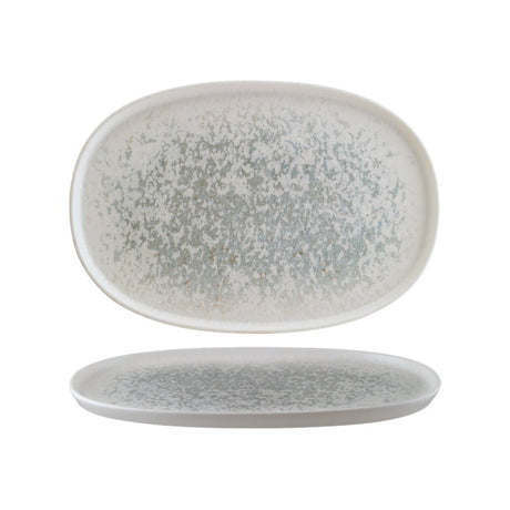 Oval Platter - Ocean Blue, 340x230x18mm from Bonna. Patterned, made out of Ceramic and sold in boxes of 6. Hospitality quality at wholesale price with The Flying Fork! 