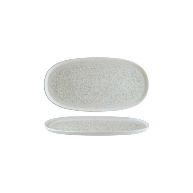 Oval Platter - White, 300x160x17mm from Bonna. Patterned, made out of Ceramic and sold in boxes of 6. Hospitality quality at wholesale price with The Flying Fork! 