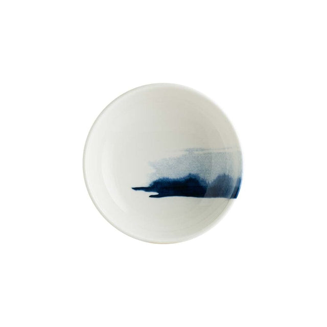 Round Bowl - Blue Wave, 140x50mm from Bonna. made out of Ceramic and sold in boxes of 12. Hospitality quality at wholesale price with The Flying Fork! 