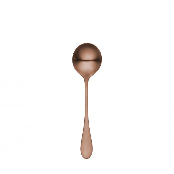Soup Spoon - Soho Rose from tablekraft. made out of Stainless Steel and sold in boxes of 12. Hospitality quality at wholesale price with The Flying Fork! 