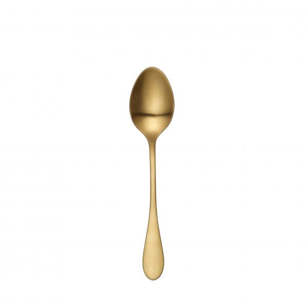 Dessert Spoon - Soho Gold from tablekraft. made out of Stainless Steel and sold in boxes of 12. Hospitality quality at wholesale price with The Flying Fork! 