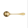 Soup Spoon - Soho Gold from tablekraft. made out of Stainless Steel and sold in boxes of 12. Hospitality quality at wholesale price with The Flying Fork! 