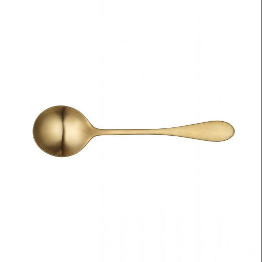 Soup Spoon - Soho Gold from tablekraft. made out of Stainless Steel and sold in boxes of 12. Hospitality quality at wholesale price with The Flying Fork! 