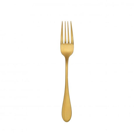 Table Fork - Soho Gold from tablekraft. made out of Stainless Steel and sold in boxes of 12. Hospitality quality at wholesale price with The Flying Fork! 
