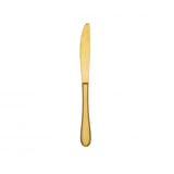 Dessert Knife - Soho Gold from tablekraft. made out of Stainless Steel and sold in boxes of 12. Hospitality quality at wholesale price with The Flying Fork! 