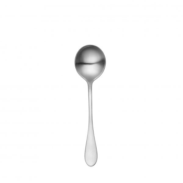 Soup Spoon - Soho Matte from tablekraft. Matt Finish, made out of Stainless Steel and sold in boxes of 12. Hospitality quality at wholesale price with The Flying Fork! 