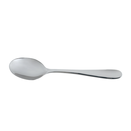 Table Spoon - Cortina from Trenton. made out of Stainless Steel and sold in boxes of 12. Hospitality quality at wholesale price with The Flying Fork! 
