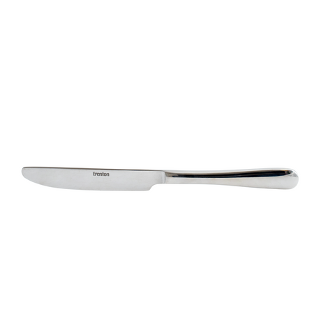 Table Knife - Cortina from Trenton. made out of Stainless Steel and sold in boxes of 12. Hospitality quality at wholesale price with The Flying Fork! 