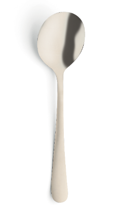 Soup Spoon - AUSTIN CHAMPAGNE from Amefa. made out of Stainless Steel and sold in boxes of 12. Hospitality quality at wholesale price with The Flying Fork! 