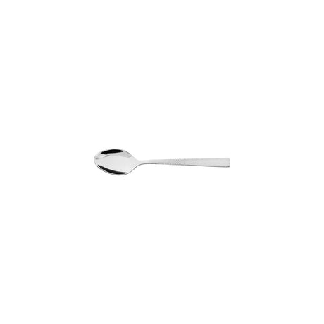 Coffee Spoon - Jewel from Amefa. Textured Handles, made out of Stainless Steel and sold in boxes of 12. Hospitality quality at wholesale price with The Flying Fork! 