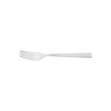 Dessert Fork - Jewel from Amefa. Textured Handles, made out of Stainless Steel and sold in boxes of 12. Hospitality quality at wholesale price with The Flying Fork! 