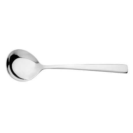 Round Soup Spoon Mirror - 190Mm, Aurora from Amefa. Mirror Finish, made out of Stainless Steel and sold in boxes of 12. Hospitality quality at wholesale price with The Flying Fork! 