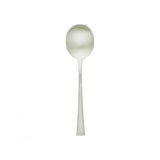 Soup Spoon - Aswan from tablekraft. made out of Stainless Steel and sold in boxes of 12. Hospitality quality at wholesale price with The Flying Fork! 