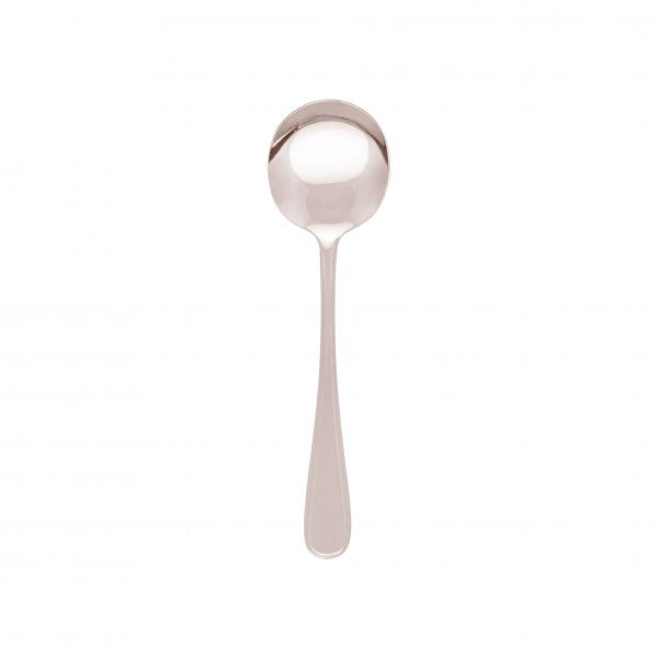 Soup Spoon - Melrose from tablekraft. made out of Stainless Steel and sold in boxes of 12. Hospitality quality at wholesale price with The Flying Fork! 