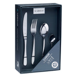 Cutlery Set - 24Pc, Luxor from Tablekraft. Packed in a gift box and sold in boxes of 1. Hospitality quality at wholesale price with The Flying Fork! 