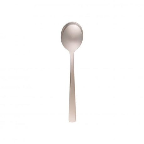 Soup Spoon - Amalfi from tablekraft. made out of Stainless Steel and sold in boxes of 12. Hospitality quality at wholesale price with The Flying Fork! 