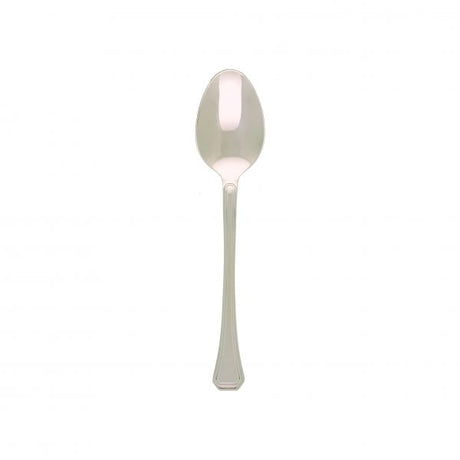 Dessert Spoon - Eiffel from tablekraft. made out of Stainless Steel and sold in boxes of 12. Hospitality quality at wholesale price with The Flying Fork! 