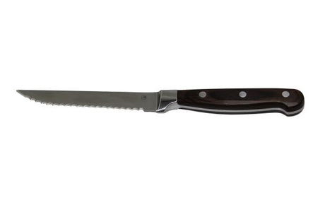Handle Steak Knife - 120mm, Pakkawood from tablekraft. made out of Stainless Steel and sold in boxes of 1. Hospitality quality at wholesale price with The Flying Fork! 