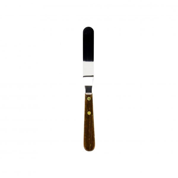 Cranked Spatula - 100mm from Chef Inox. made out of Stainless Steel and sold in boxes of 1. Hospitality quality at a wholesale price with The Flying Fork! 