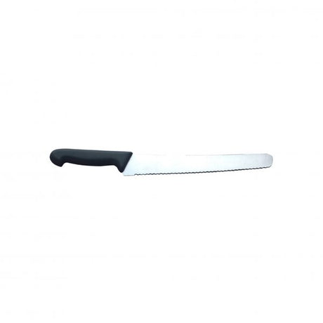 Bread Knife - 250mm, Rounded Tip from Ivo. made out of Stainless Steel and sold in boxes of 1. Hospitality quality at wholesale price with The Flying Fork! 
