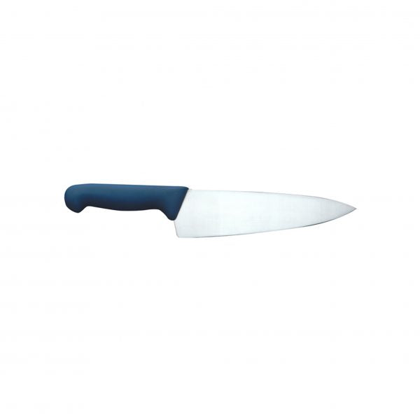 Chefs Knife - 200mm, Blue from Ivo. made out of Stainless Steel and sold in boxes of 1. Hospitality quality at wholesale price with The Flying Fork! 
