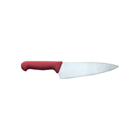 Chefs Knife - 200mm, Red from Ivo. made out of Stainless Steel and sold in boxes of 1. Hospitality quality at wholesale price with The Flying Fork! 