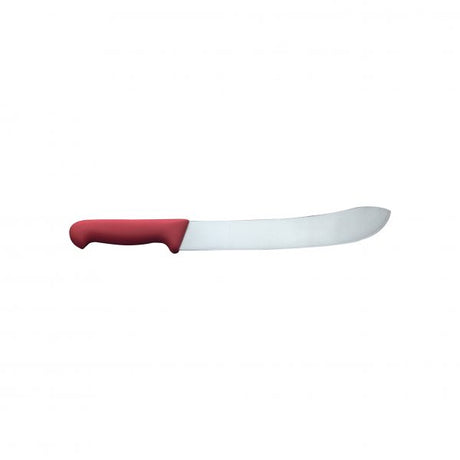 Butchers Knife - 250mm, Red from Ivo. made out of Stainless Steel and sold in boxes of 1. Hospitality quality at wholesale price with The Flying Fork! 