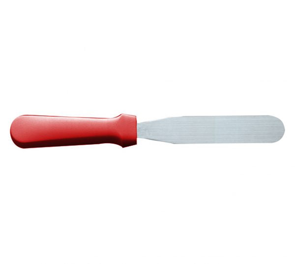 Spatula Red Handle - 150mm from Ivo. made out of Stainless Steel and sold in boxes of 1. Hospitality quality at wholesale price with The Flying Fork! 