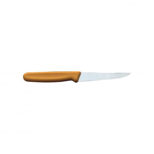 Paring Knife - 100mm, Yellow from Ivo. made out of Stainless Steel and sold in boxes of 1. Hospitality quality at wholesale price with The Flying Fork! 