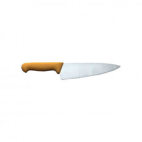 Chefs Knife - 200mm, Yellow from Ivo. made out of Stainless Steel and sold in boxes of 1. Hospitality quality at wholesale price with The Flying Fork! 