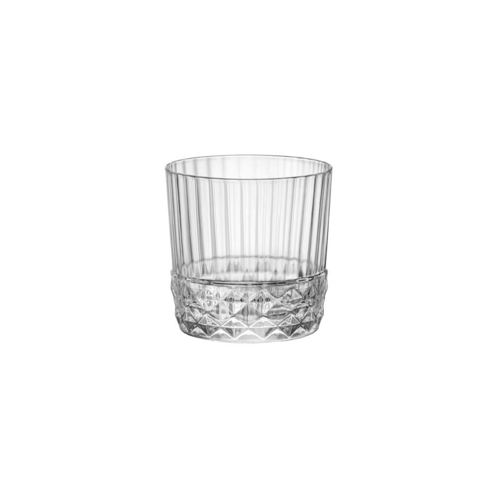 America 20's - Rocks 300Ml from Bormioli Rocco. Fine rim, made out of Glass and sold in boxes of 6. Hospitality quality at wholesale price with The Flying Fork! 