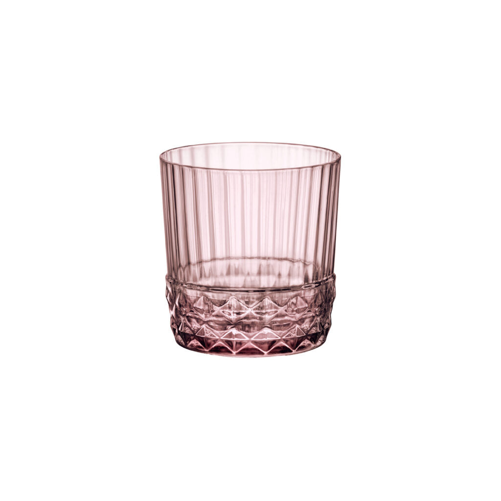 America 20's - Dof 370Ml Lilac Rose from Bormioli Rocco. Fine rim, made out of Glass and sold in boxes of 6. Hospitality quality at wholesale price with The Flying Fork! 