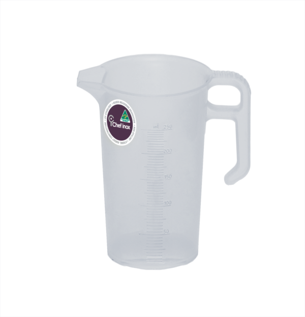 Thermo Measuring Jug - 0.25L, Clear from Chef Inox. made out of Polypropylene and sold in boxes of 1. Hospitality quality at wholesale price with The Flying Fork! 
