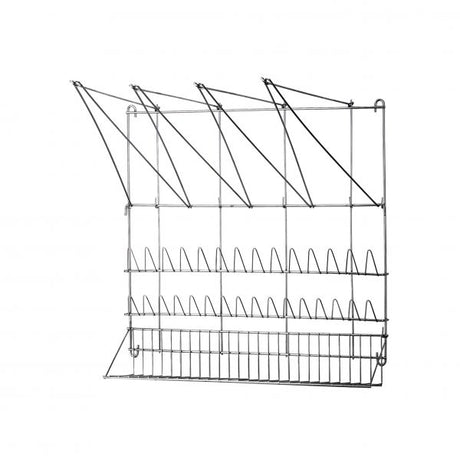 Wall Rack for Bags & Tubes from Thermohauser. made out of Metal Wire with Polyamid 6 and sold in boxes of 1. Hospitality quality at wholesale price with The Flying Fork! 
