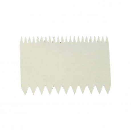 Double Sided Scraper Comb - 110x75mm from Thermohauser. made out of Stainless/Plastic and sold in boxes of 1. Hospitality quality at wholesale price with The Flying Fork! 