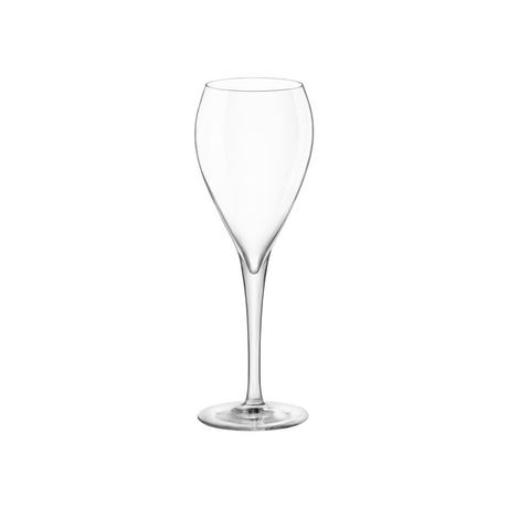 Inalto Tre Sensi -Prosecco/Champagne Flute 150Ml from Bormioli Rocco. Fine rim, made out of Glass and sold in boxes of 24. Hospitality quality at wholesale price with The Flying Fork! 