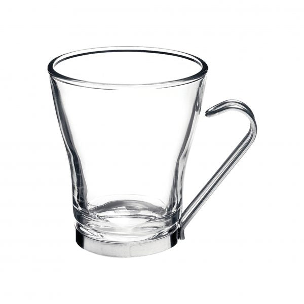 Cappuccino Glass - 220ml, Olso from Bormioli Rocco. made out of Toughened Glass and sold in boxes of 6. Hospitality quality at wholesale price with The Flying Fork! 