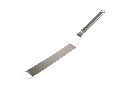Cranked Spatula - Stainless Steel, Milano from Chef Inox. Cranked, made out of Stainless Steel and sold in boxes of 6. Hospitality quality at wholesale price with The Flying Fork! 