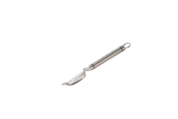 P Shape Peeler Swivel Thumb - Stainless Steel, Milano from Chef Inox. made out of Stainless Steel and sold in boxes of 6. Hospitality quality at wholesale price with The Flying Fork! 