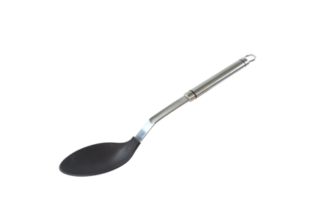 Solid Spoon - Non-Stick, Milano from Chef Inox. Non-Stick, made out of Stainless Steel and sold in boxes of 6. Hospitality quality at wholesale price with The Flying Fork! 